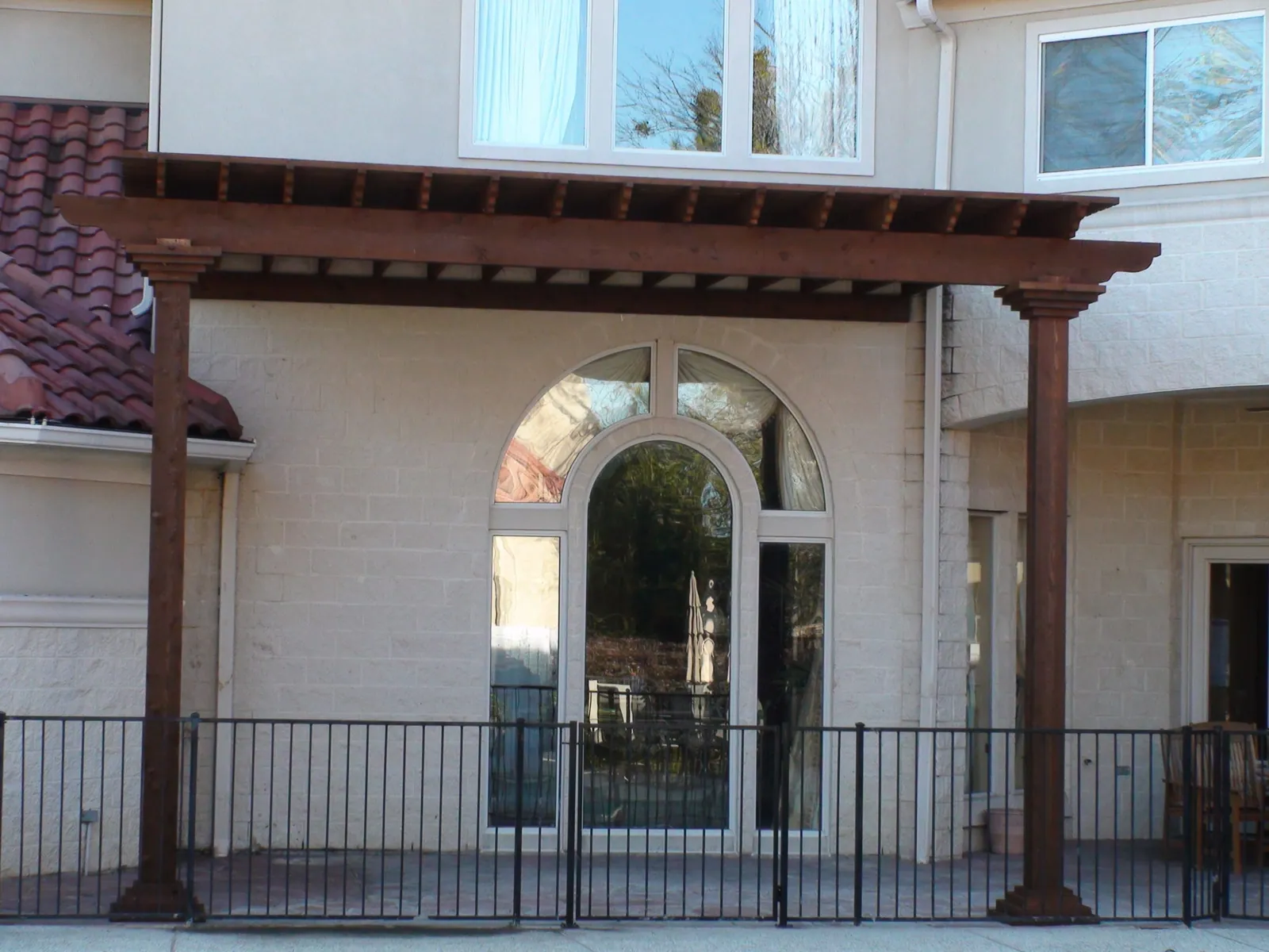 Patio Cover 16 feet Tall — Fence Max Texas project