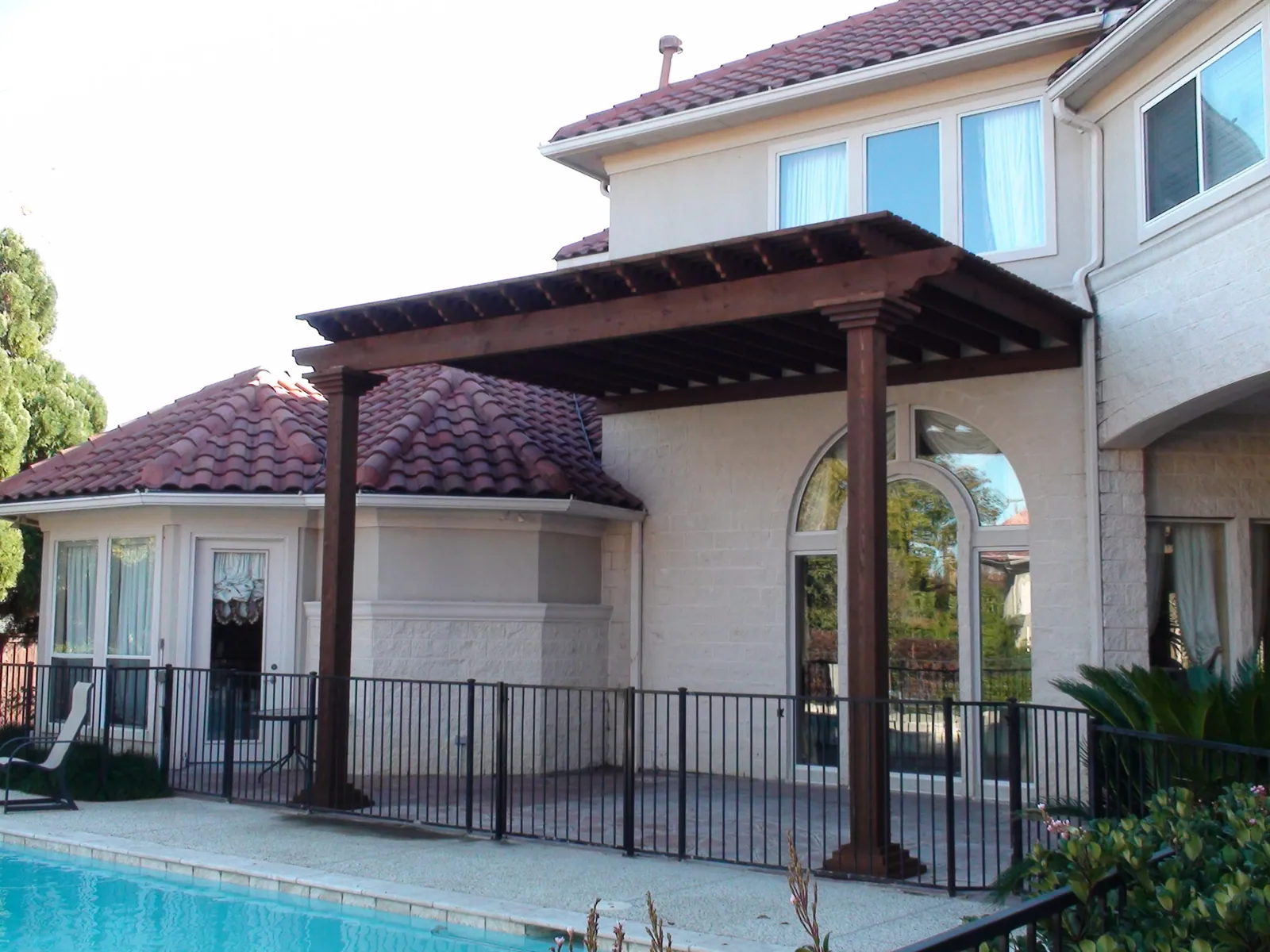 Patio Cover 16 feet Tall — Fence Max Texas project