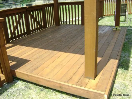 Deck — Fence Max Texas project