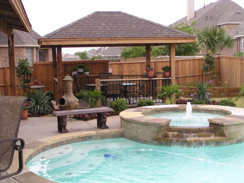 Patio cover free standing no gable — Fence Max Texas project