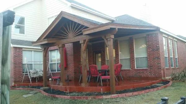 Patio cover — Fence Max Texas project