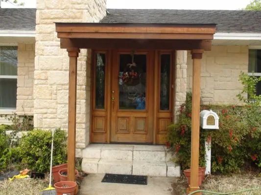 Small patio cover — Fence Max Texas project