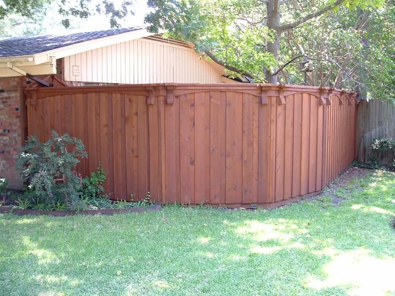 Custom fence arches corbels — Fence Max Texas project