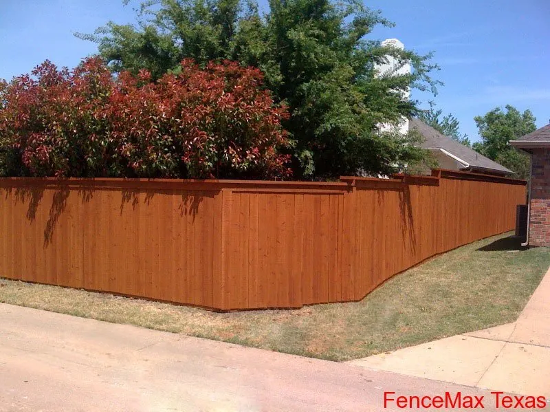 Side by Side Fence with Top Cap — Fence Max Texas project
