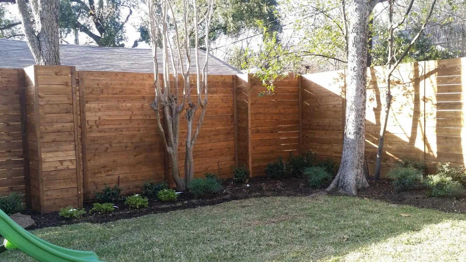 Horizontal fence side by side — Fence Max Texas project