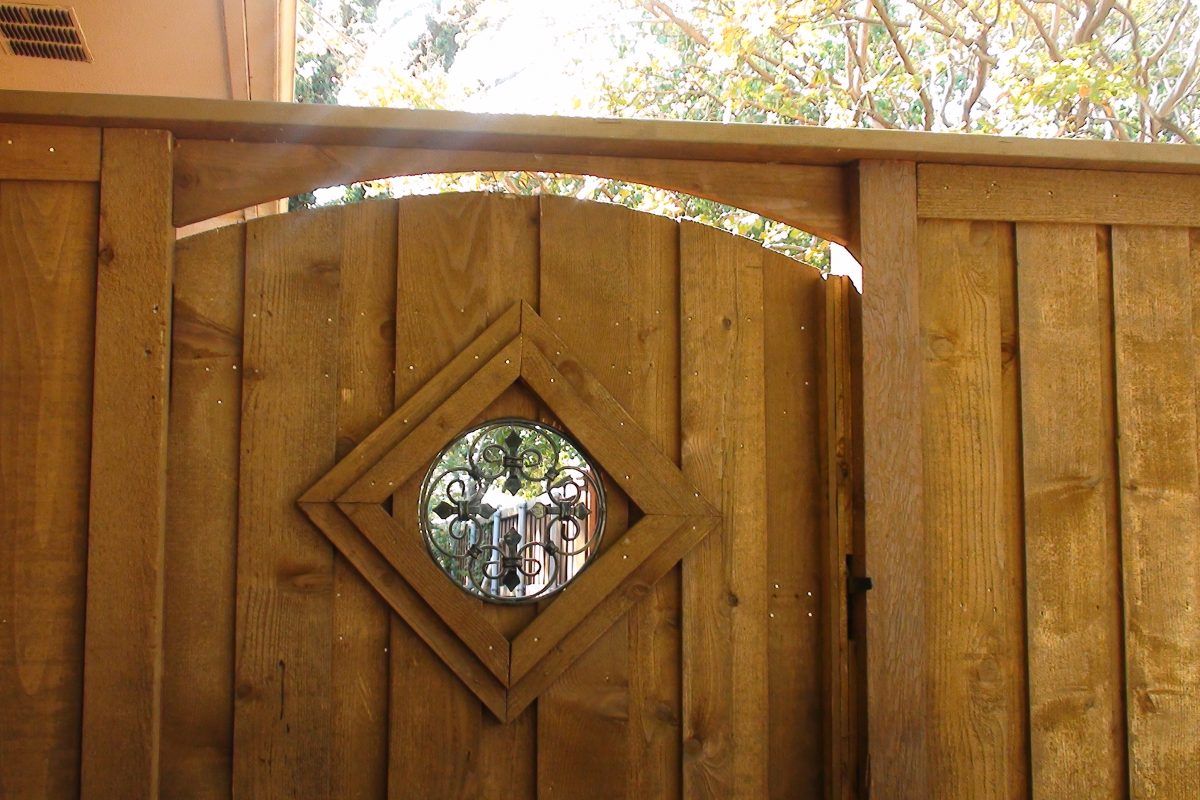 Wooden Gate Installation - Fence Max Texas
