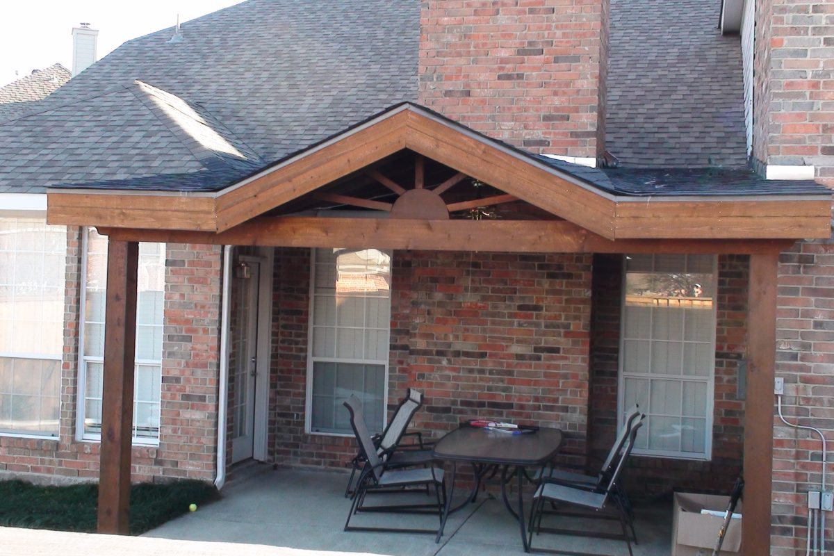 419 - Patio cover - flat with gable