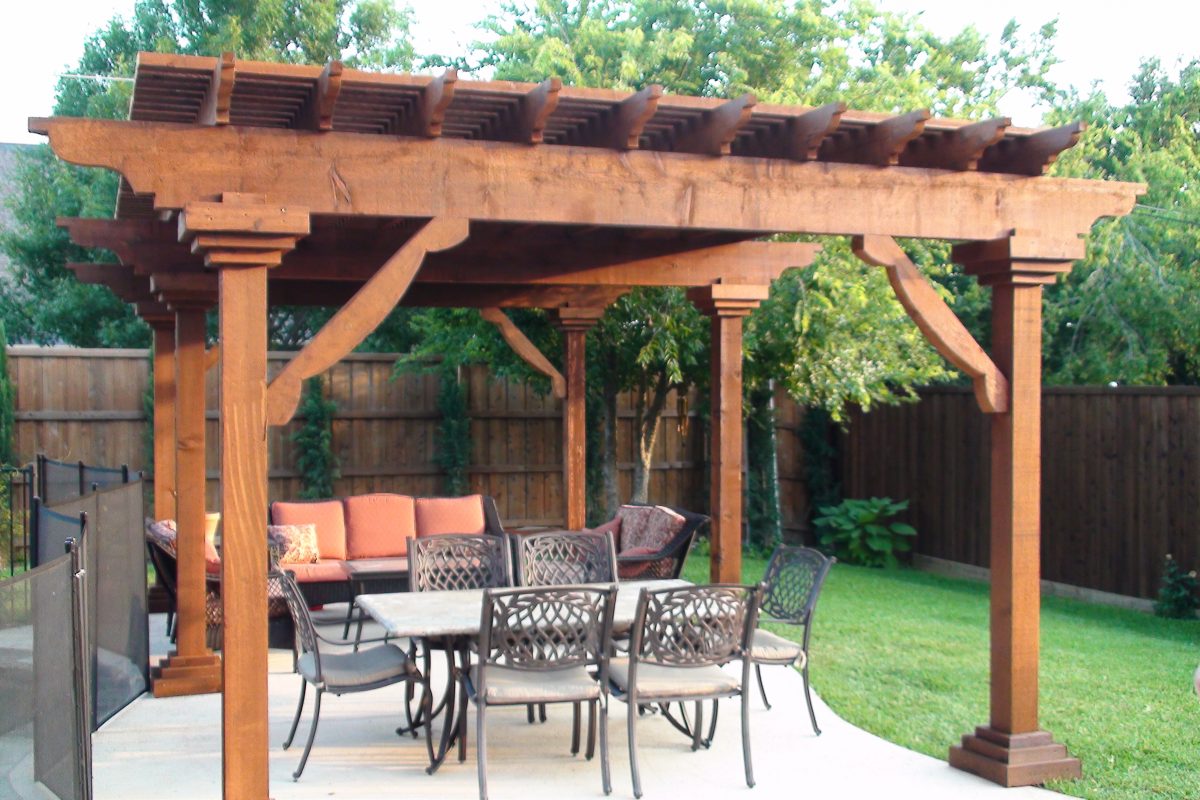 506 - Arbor - large beams, angle trim